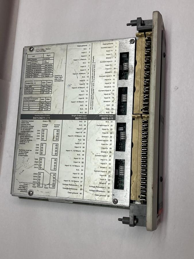 Used AEG Modicon,B875-111,Analog Input Module