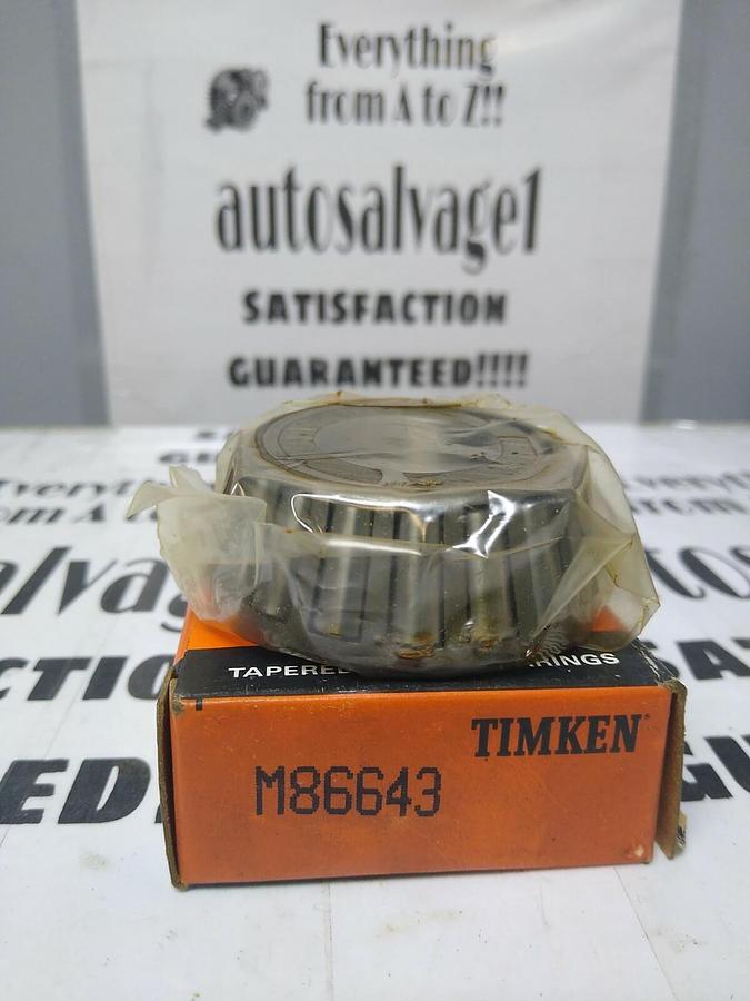 Used Timken,M86643,Roller Bearing Cone NOS