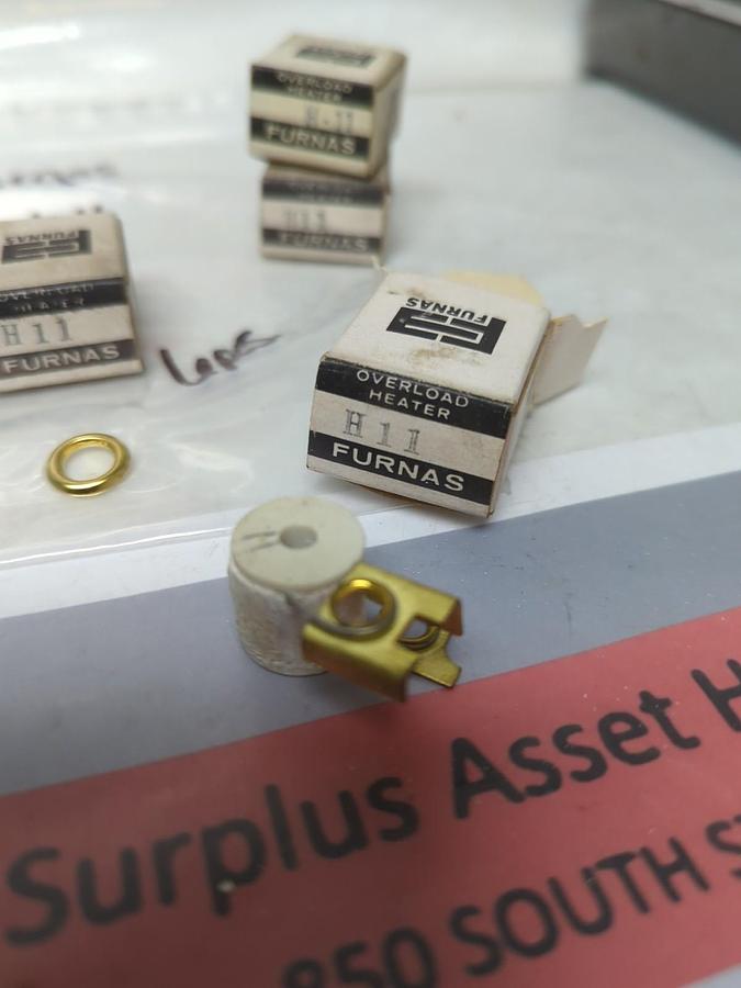 FURNAS,H11,OVERLOAD HEATER ELEMENT LOT OF 6 NOS