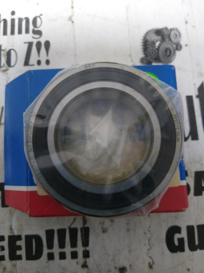 SKF,6009 2RSJEM,DEEP GROOVE BALL BEARING DOUBLE SEALED NOS