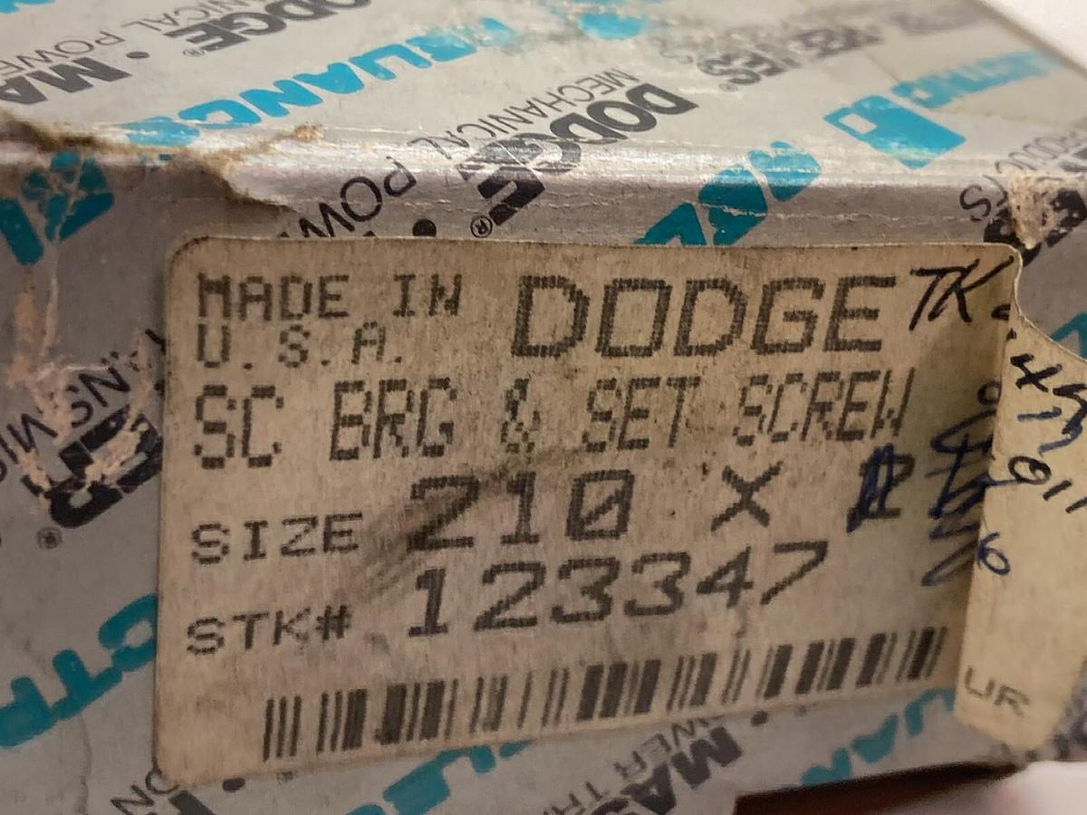 Dodge,123347,Ball Bearing Insert Size 210 X 2