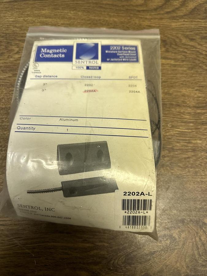 Used GE Sentrol,2202A,Magnetic Contacts
