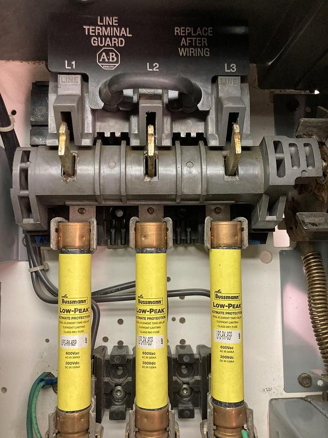 Used Allen-Bradley,2100 2112B,Size 1 MCC 12 INCH Starter Bucket