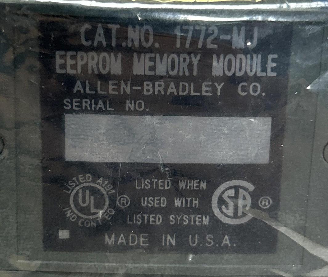 ALLEN BRADLEY,1772-MJ,MEMORY MODULE NOS