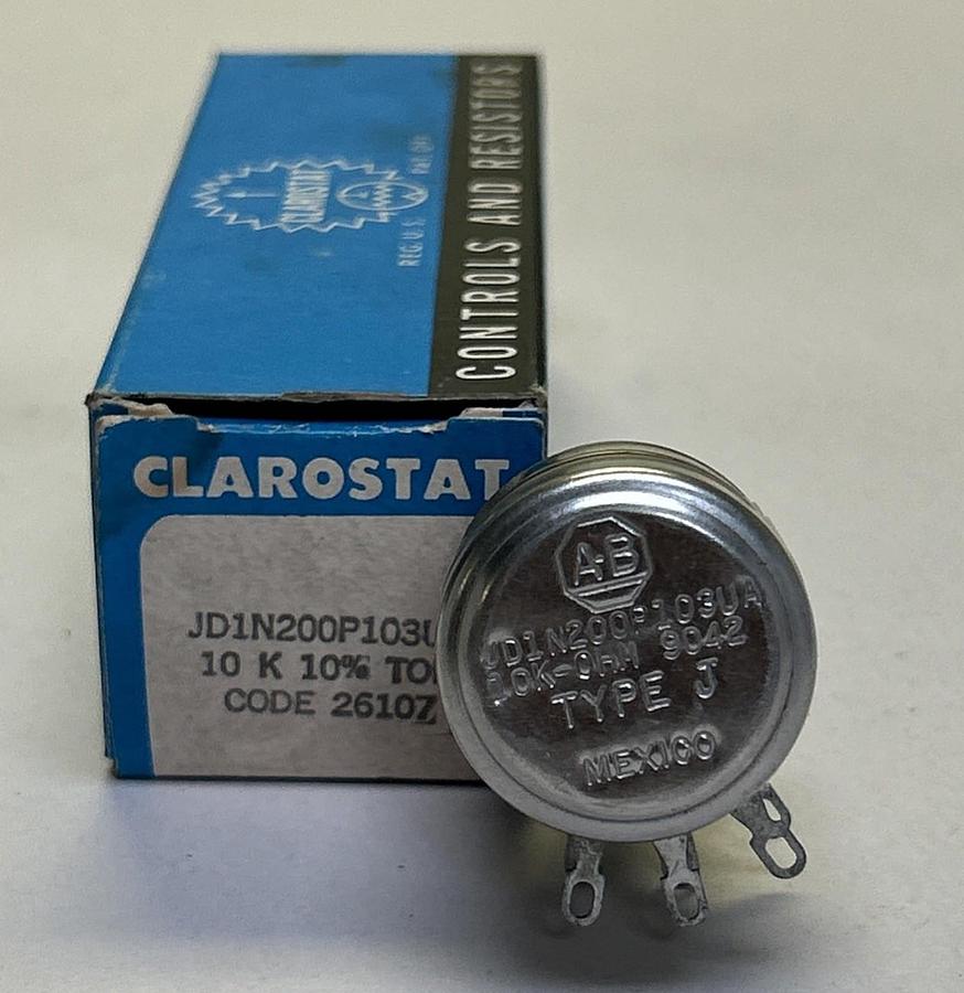 CLAROSTAT,JD1N200P103UA,POTENTIOMETER NOS