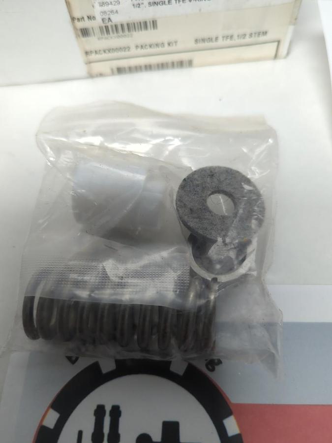 EMERSON,RPACKX00022,PACKING KIT  SINGLE TFE 1/2 INCH STEM NOS