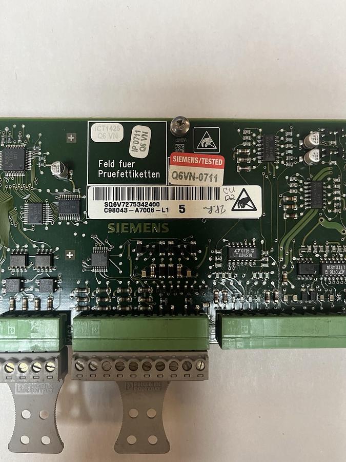 Used SIEMENS,C98043-A7008-L1,CONTROL CIRCUIT BOARD
