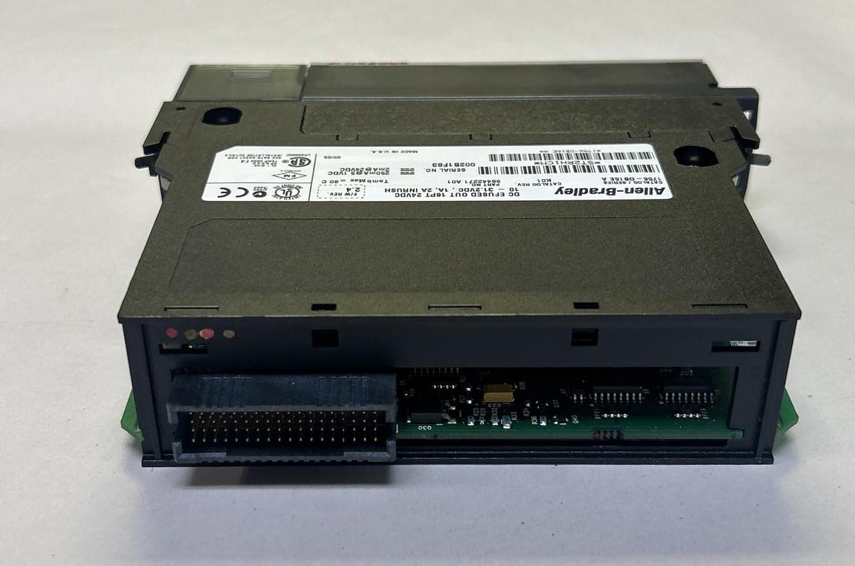 Used ALLEN BRADLEY,1756-OB16E,OUTPUT MODULE