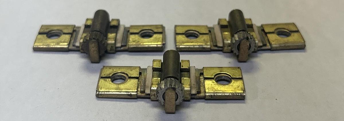 Used SQUARE D,B12.8,THERMAL OVERLOAD HEATER ELEMENT LOT OF 3