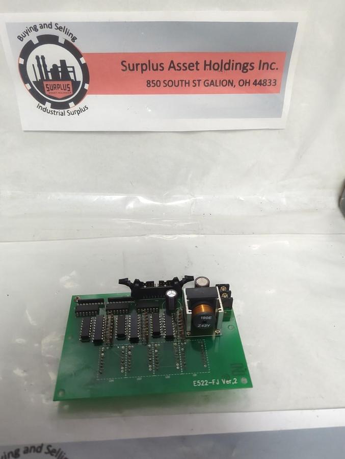 Used UNBRANDED,E522-FJ,VER 2 TIMER DIPLAY BOARD PRE-OWNED