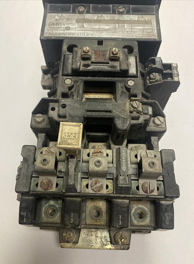 Used Allen-Bradley,509-D0D,Motor Starter 90A 600V 3 Pole