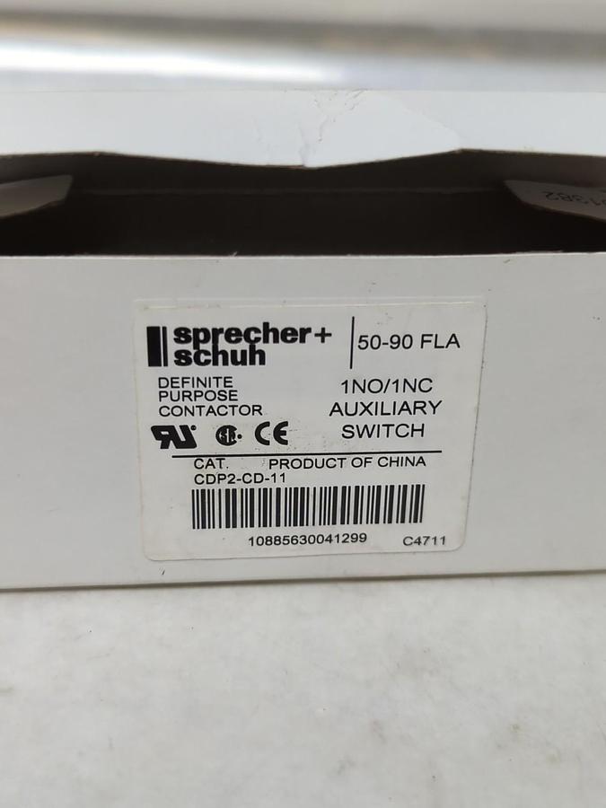 SPRECHER + SCHUH,CDP2-CD-11,AUXILIARYY SWITCH NEW