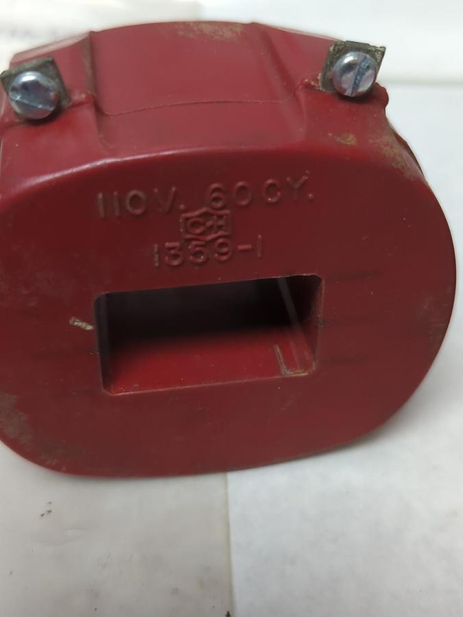 Used CUTLER-HAMMER,1359-1,COIL 110V 60HZ/CY LOT OF 2 PRE-OWNED