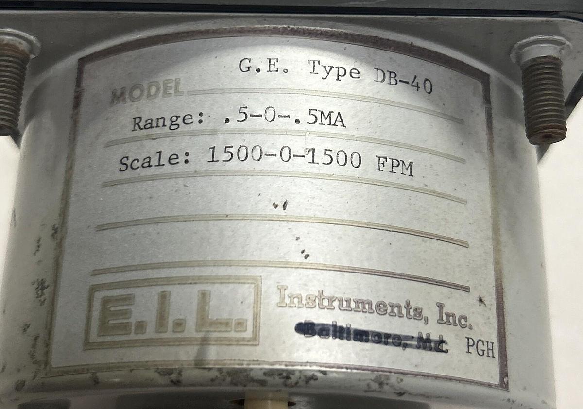 Used GENERAL ELECTRIC,DB-40,PANEL METER