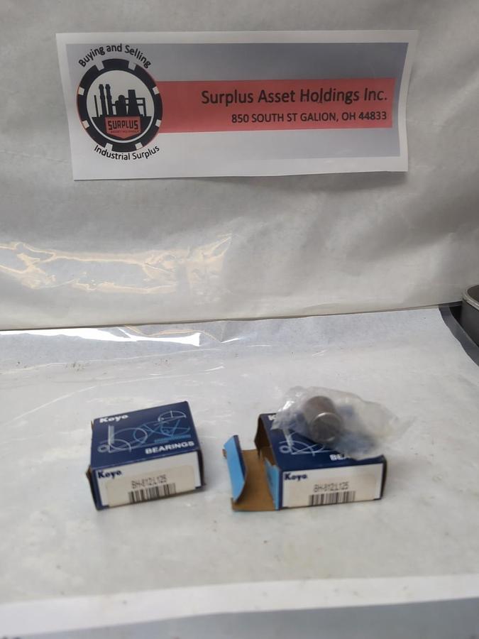 KOYO,BH-812;L125,NEEDLE ROLLER BEARING LOT OF 2 NOS