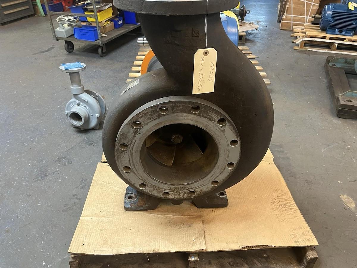 Used GOULDS,3196,XLTi CENTRIFUGAL PUMP 8X10-13 CDMCUN IMP 12" DIA 1200RPM 1400GPM