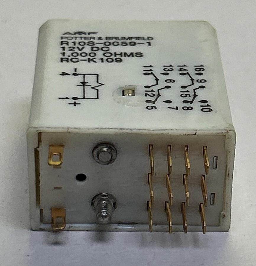 Used POTTER & BRUMFIELD,R10S00591,RELAY
