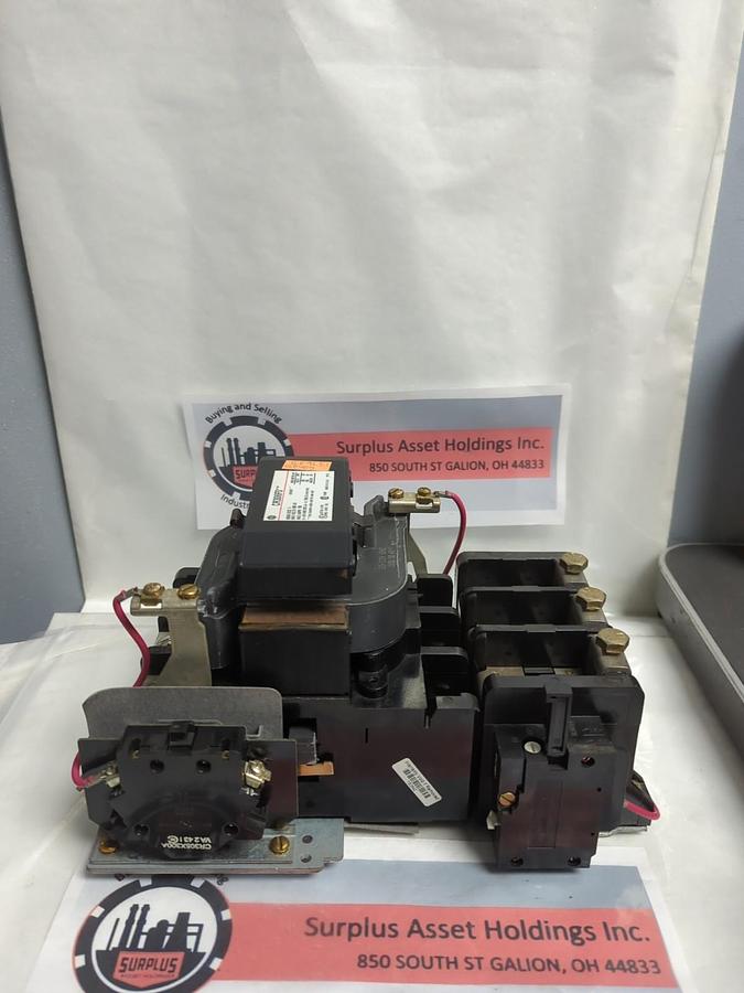 Used GE,CR306F0,SIZE 4 MOTOR STARTER 600AC 135AMP PRE-OWNED