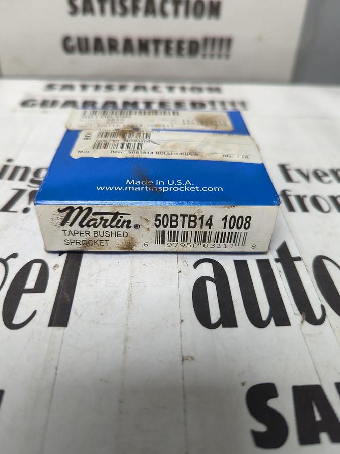 MARTIN,50TB14 1008,TAPERED BUSHED SPROCKET 14 TEETH NOS