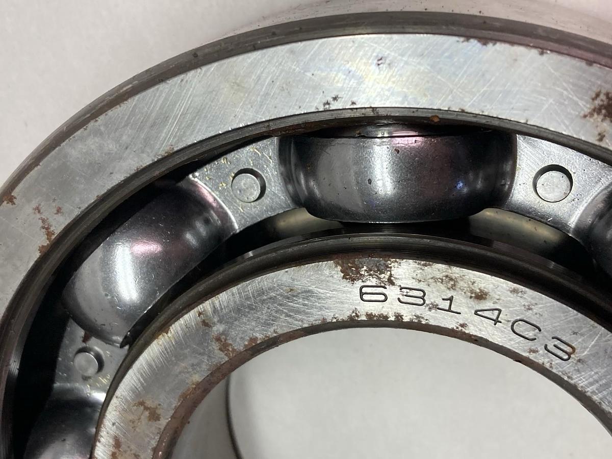 Used NSK,6314C3,Deep Groove Ball Bearing
