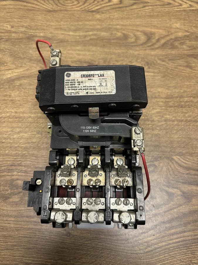 GE,CR306FO**LAA,Size 4 Contactor NOS