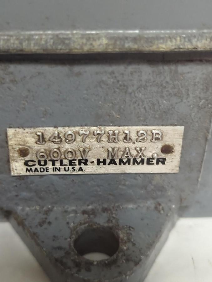 Used EATON CUTLER HAMMER,14977H12B,LIMIT SWITCH 600V MAX PRE-OWNED