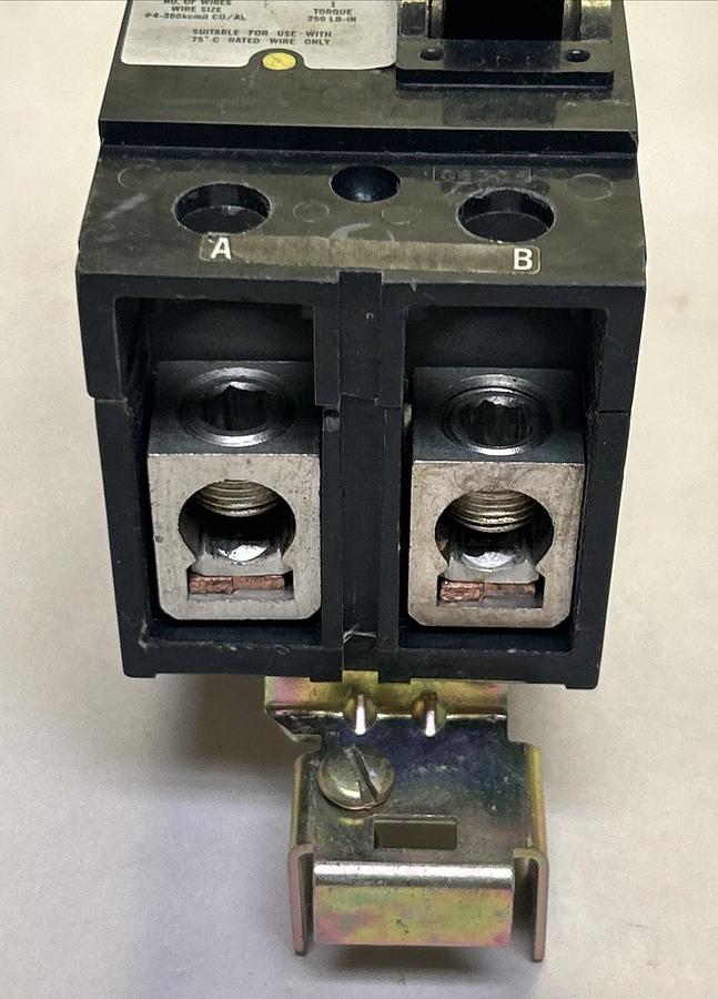 Used SQUARE D,Q222100ABH,I-LINE CIRCUIT BREAKER 100A 240V 2P