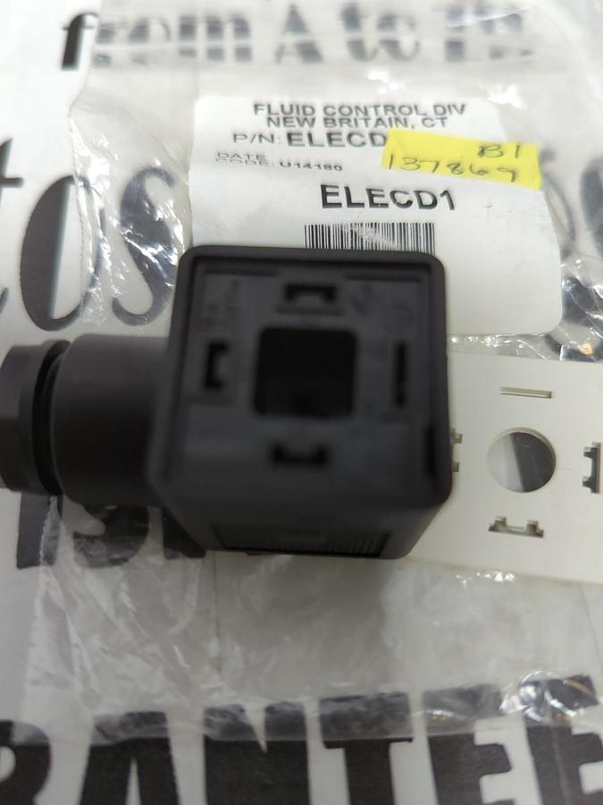 PARKER,ELECD1,SOLENOID VALVE PLUG LOT OF 2 NOS