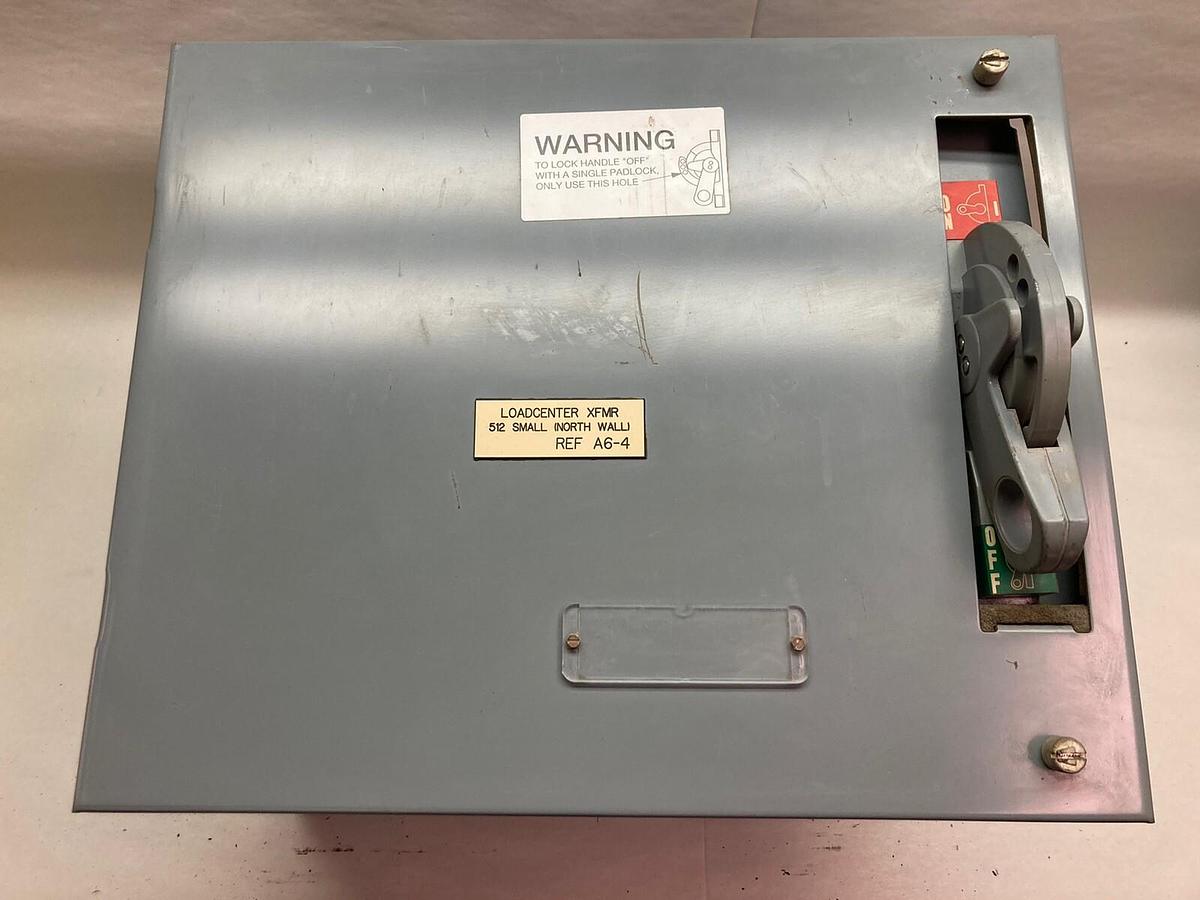 Used Allen Bradley,2100 2192F,60 Amp 12 Inch MCC Disconnect Feeder Bucket