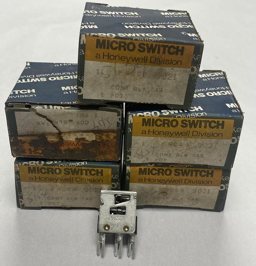 HONEYWELL MICROSWITCH,PMCCB,CONTACT BLOCK TAB LOT OF 5 NOS