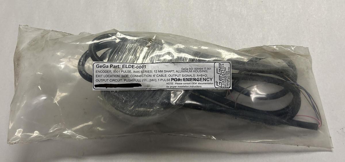 Used GEGA,ELDE-0001,ENCODER NEW
