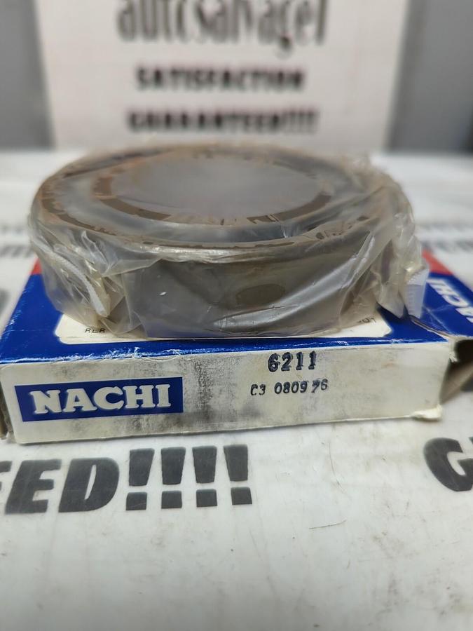 NACHI,6211,DEEP GROOVE BALL BEARING 55MM BORE NOS