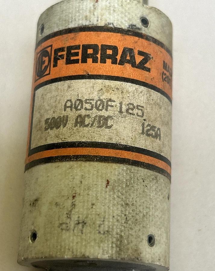 Used FERRAZ,A050F125,FUSE 125A 500V