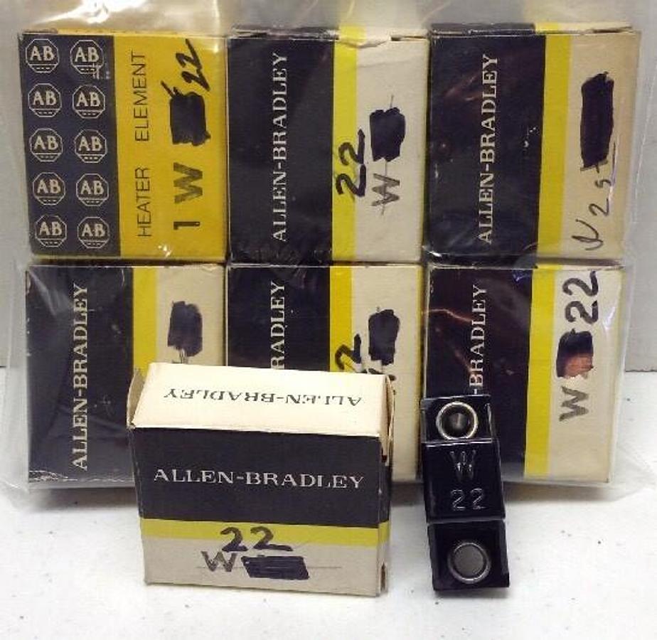 Allen-Bradley,W22,Heater Element  LOT OF 7