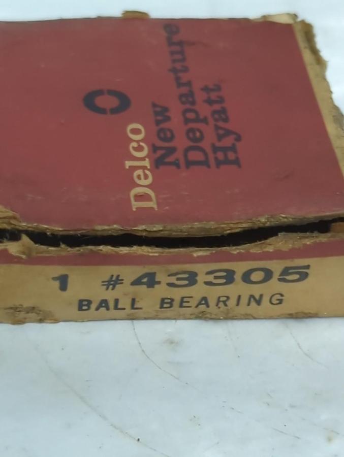 DELCO NDH,43305,DEEP GROOVE BALL BEARING WITH SNAP RING NOS