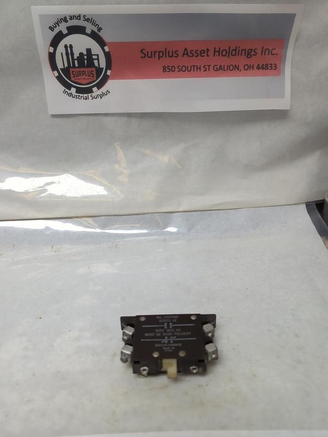 Used CUTLER-HAMMER,C320KB2,AUXILIARY CONTACT 600V PRE-OWNED