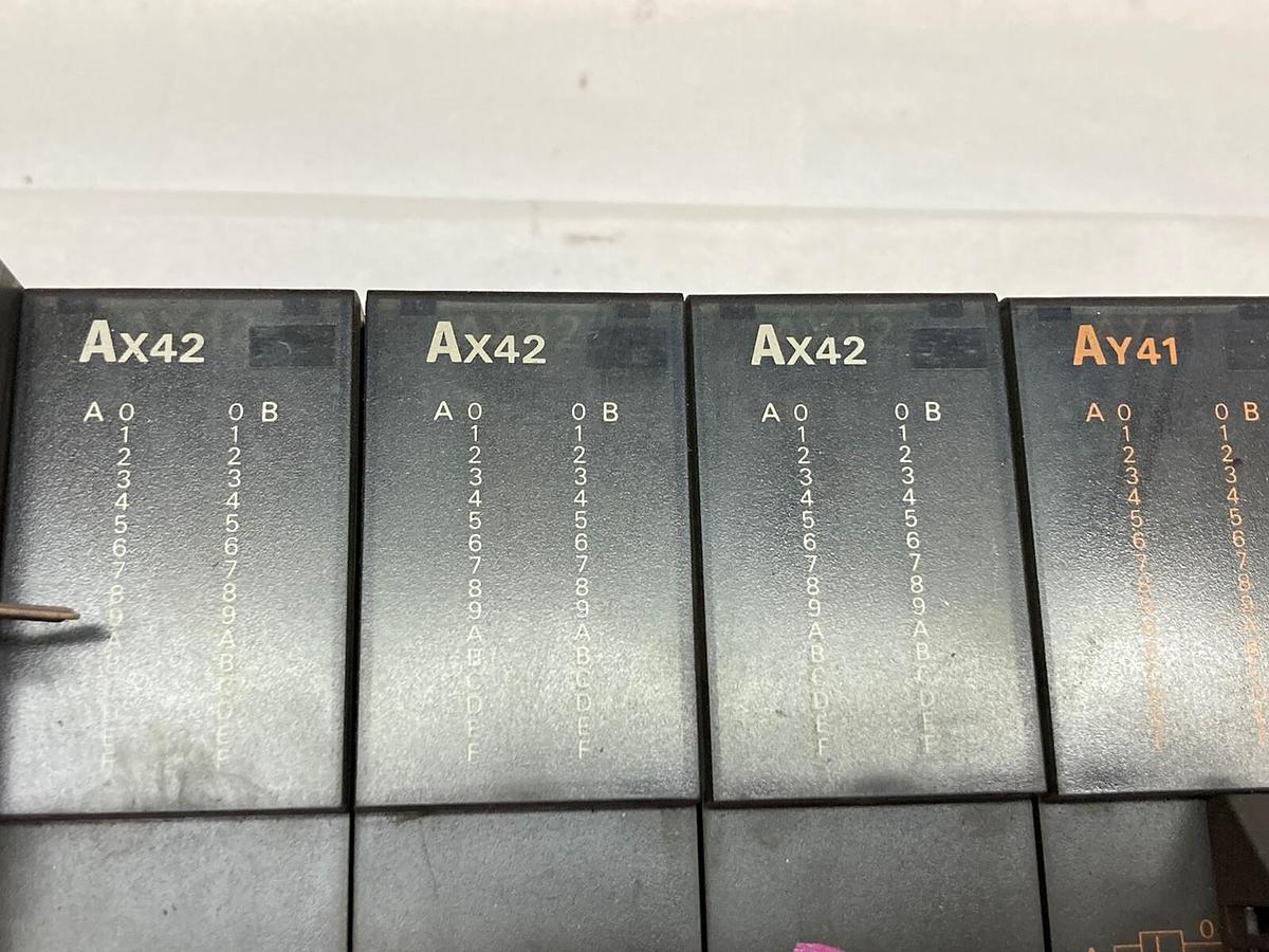 Used Mitsubishi,A62P A2ACPU AX42 AY41 AY13 AY42 AD71S2,Rack Assembly