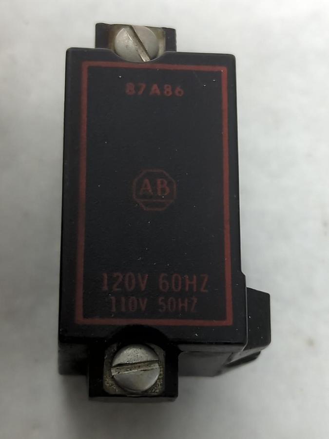 Used ALLEN-BRADLEY,87A86,COIL 120V 60HZ 110V 50HZ PRE-OWNED