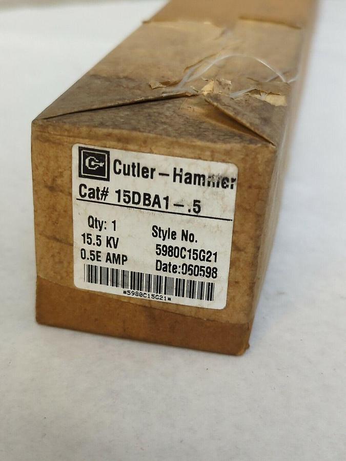 Used CUTLER-HAMMER,15DBA1-.5,STYLE  5980C15G21 EXPULSION FUSE NEW