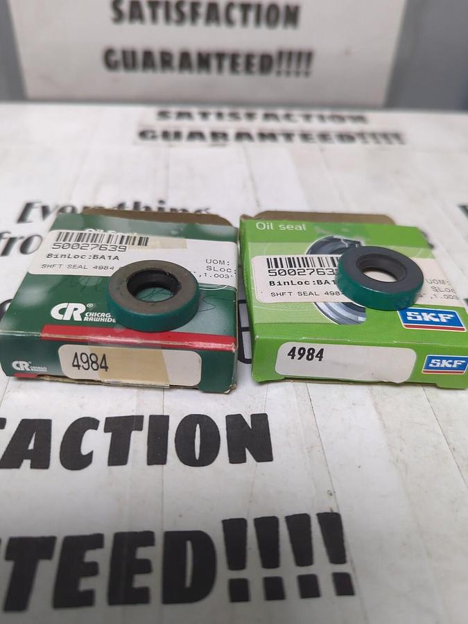 CHICAGO RAWHIDE,4984,OIL SEALS 0.5 IN X 1.003 IN LOT OF 2 NOS