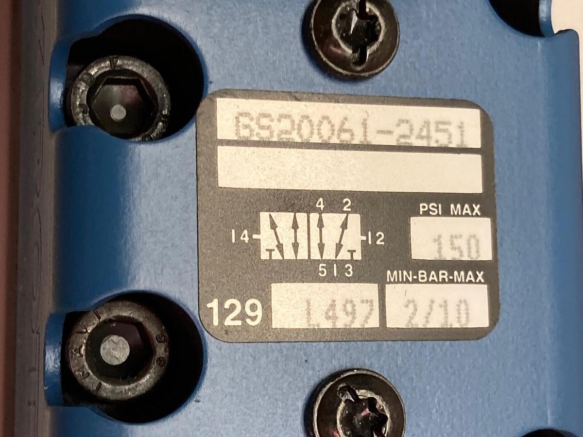 Rexroth,GS-020061-02451,Solenoid Control Valve 150 PSI