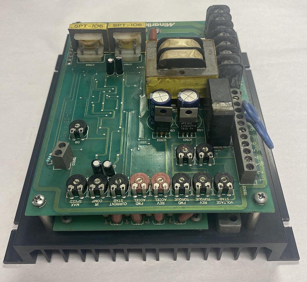 Used Minarik,RG100UC,1HP 10A Drive For PM or Shunt Wound Motor