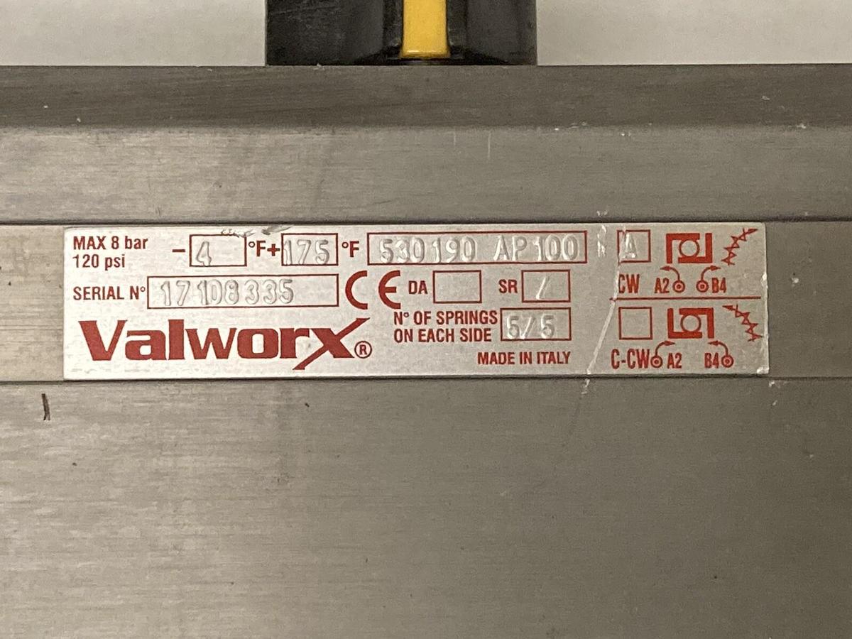Valworx,530190 AP100,Pneumatic Valve Actuator F05-F07 2 INCH 1000WOG CF8M