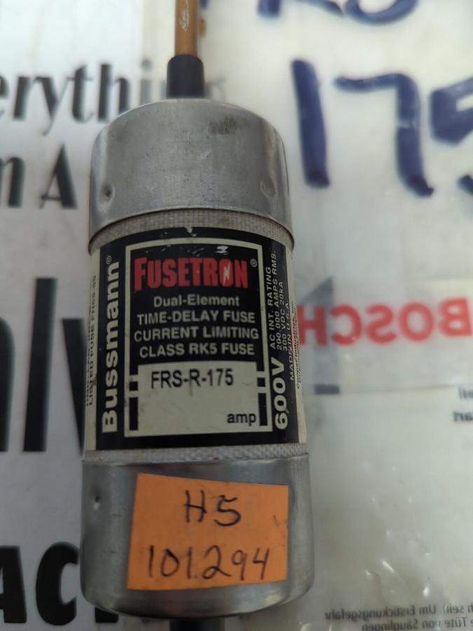 COOPER BUSSMANN,FRS-R-175,FUSETRON 175 AMP FUSE NOS