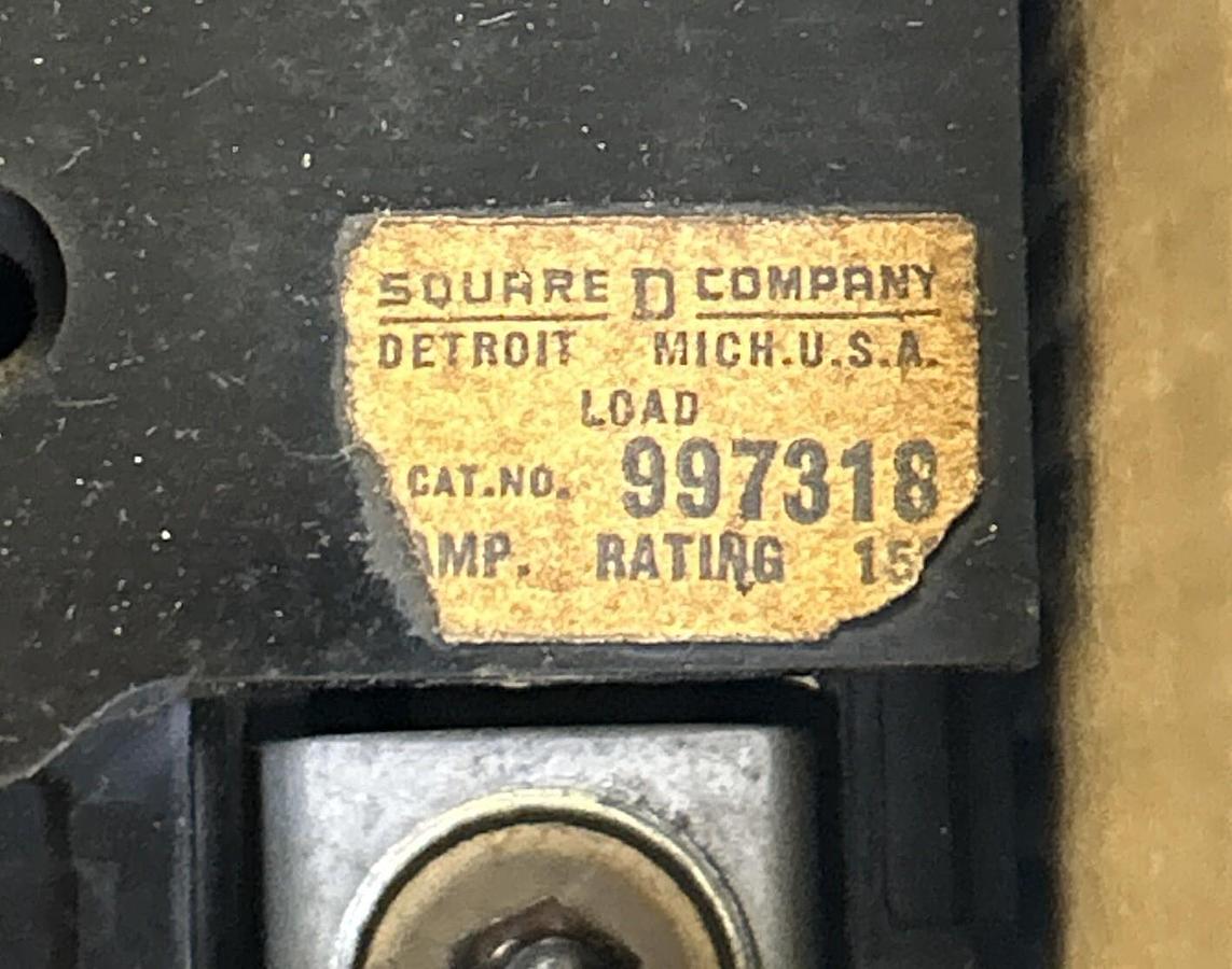 Used SQUARE D,997318,CIRCUIT BREAKER 150A 600V 3P