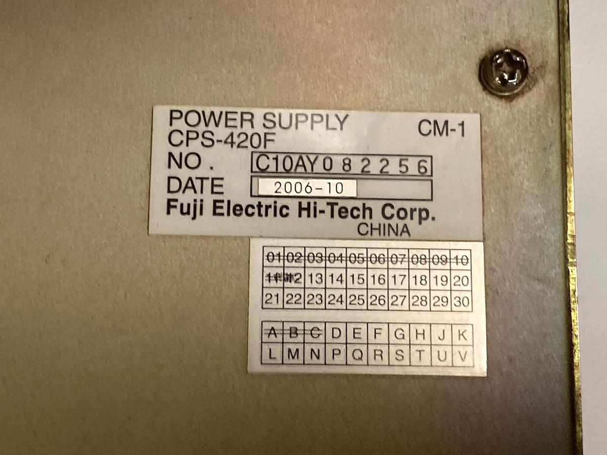 Used Yaskawa,JZNC-NRK02-1,Rack with CPS-420F  SGDR-AXA01A REV. C02