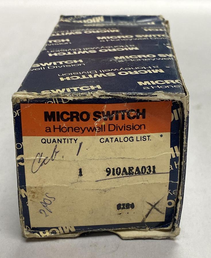 MICROSWITCH,910AEA031,OPERATOR-INDICATOR SWITCH NOS