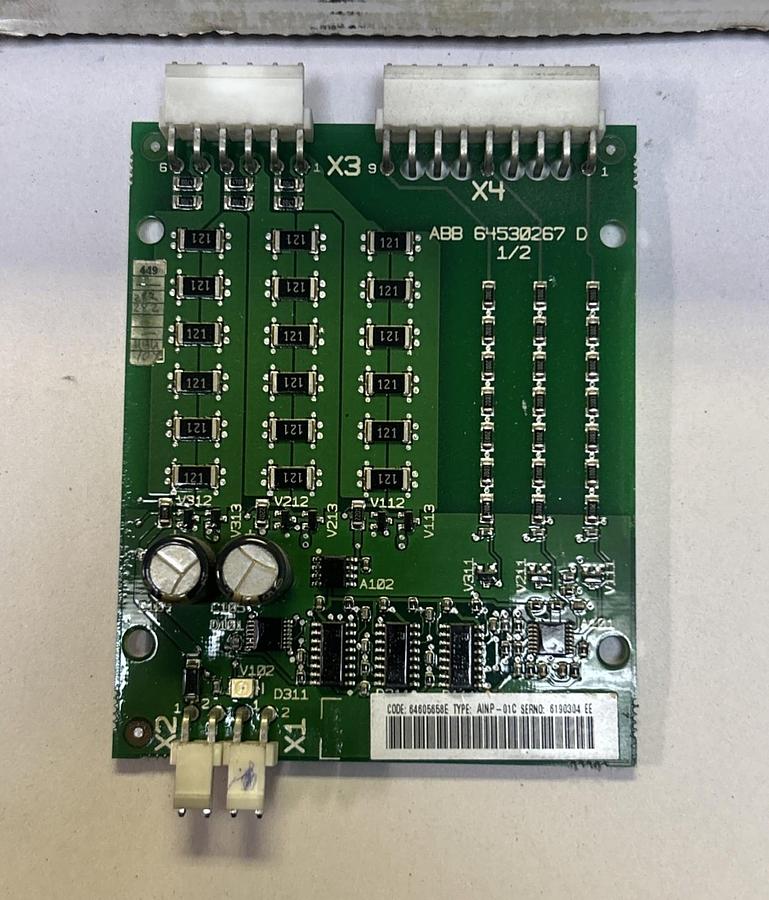 ABB,AINP-01C,INPUT BRIDGE CONTROL BOARD NOS