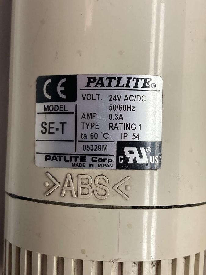 Used Palite,Model SE-T,Stack Light 24V AC/DC 0.3A