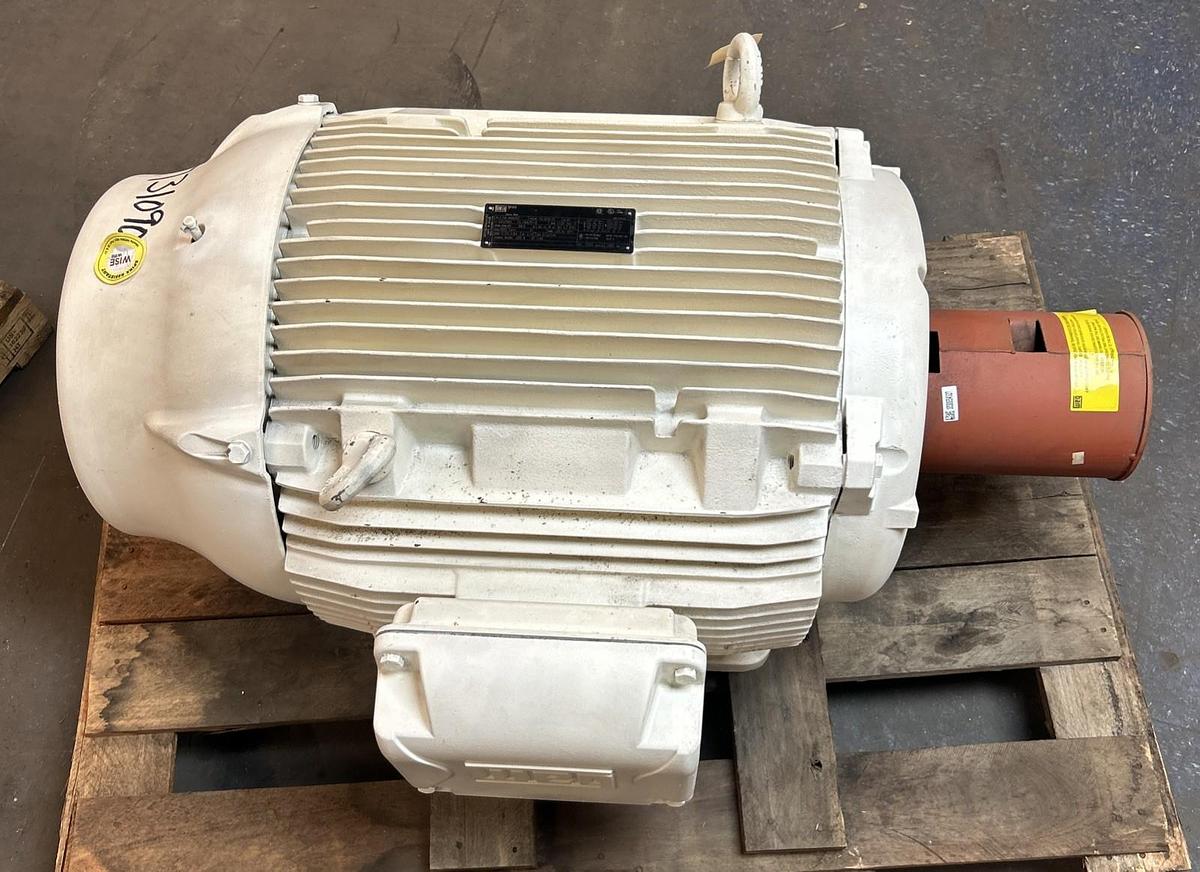 Used WEG,R07512ES3E0W444T-W22,SEVERE DUTY MOTOR 75HP 1135RPM 230/460V 444/5T FR